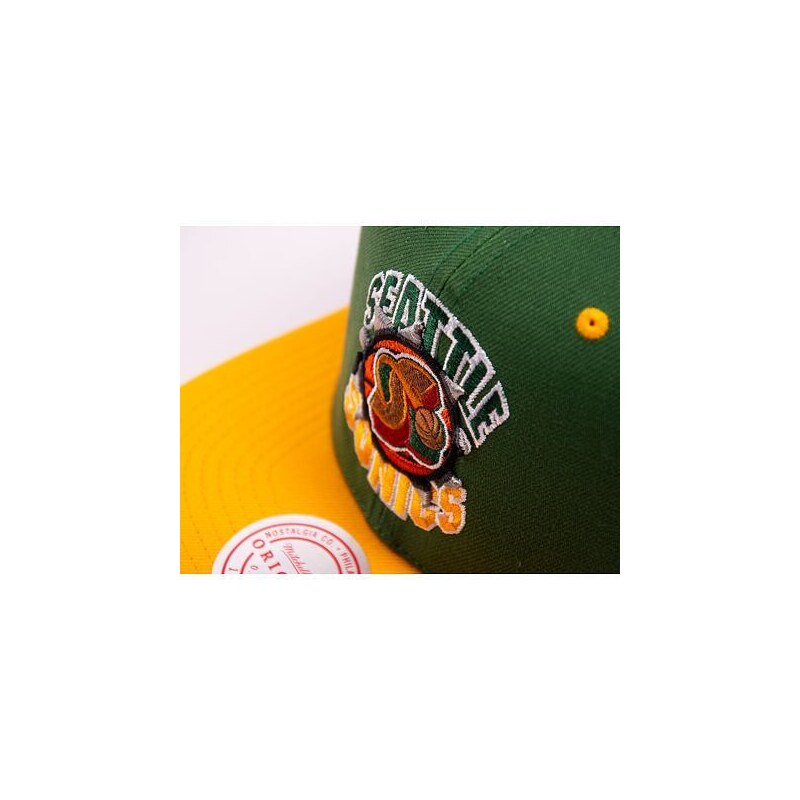 Kšiltovka Mitchell & Ness NBA Breakthrough Snapback Hwc Seattle Supersonics Green