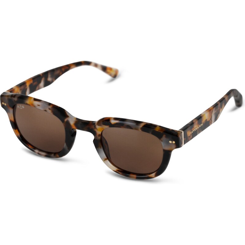 Kapten & Son Sluneční brýle Bilbao Desert Speckled Brown hnědá /
