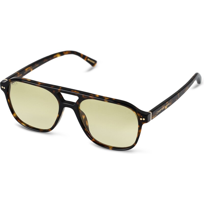 Kapten & Son Sluneční brýle Zurich Oversize Dark Tortoise Green