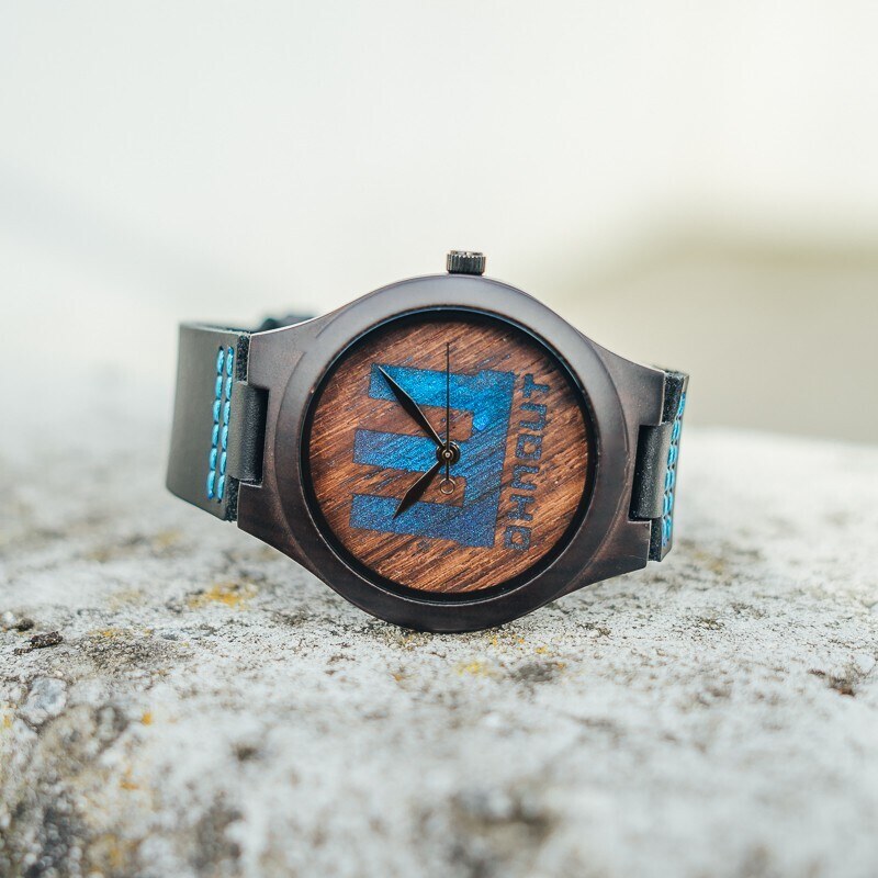 Dřevěné hodinky TimeWood WOHNOUT EPOXY