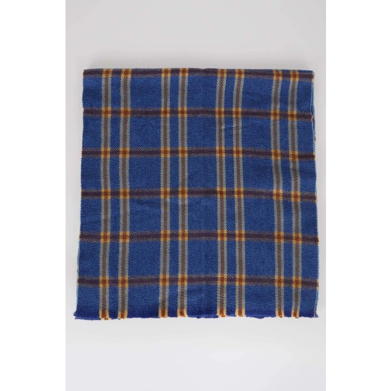 DEFACTO Men's Checkered Scarf