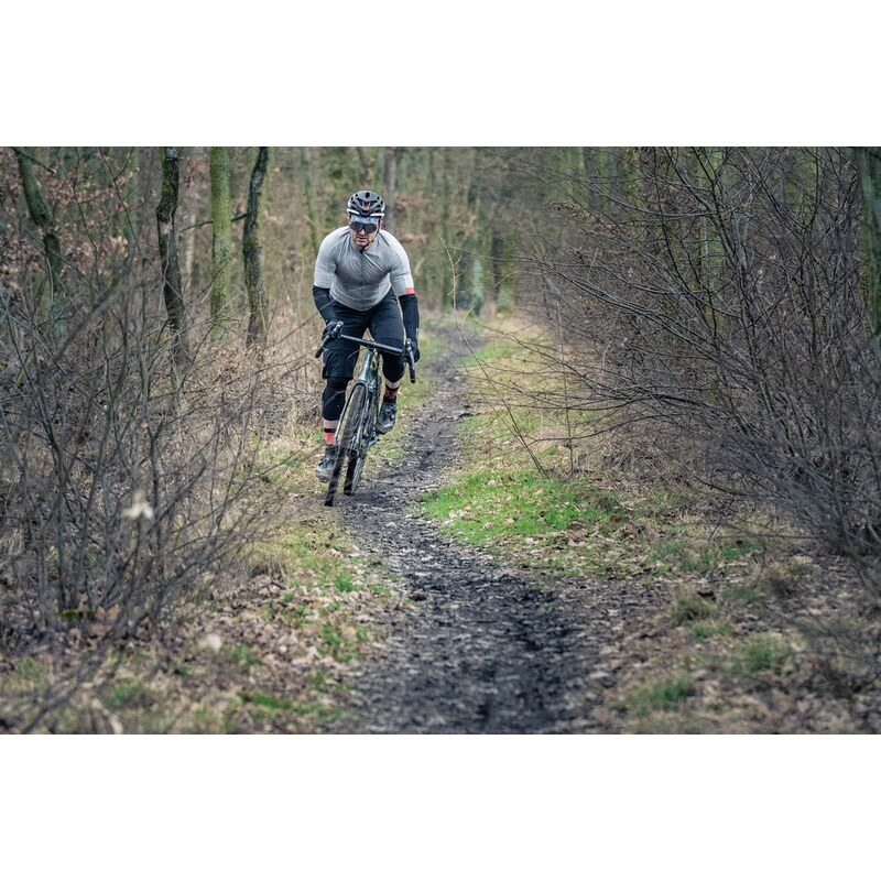 Pánský cyklo dres Silvini Ansino světle šedá