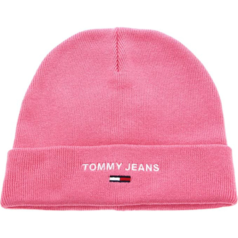 Tommy Jeans pánská růžová čepice