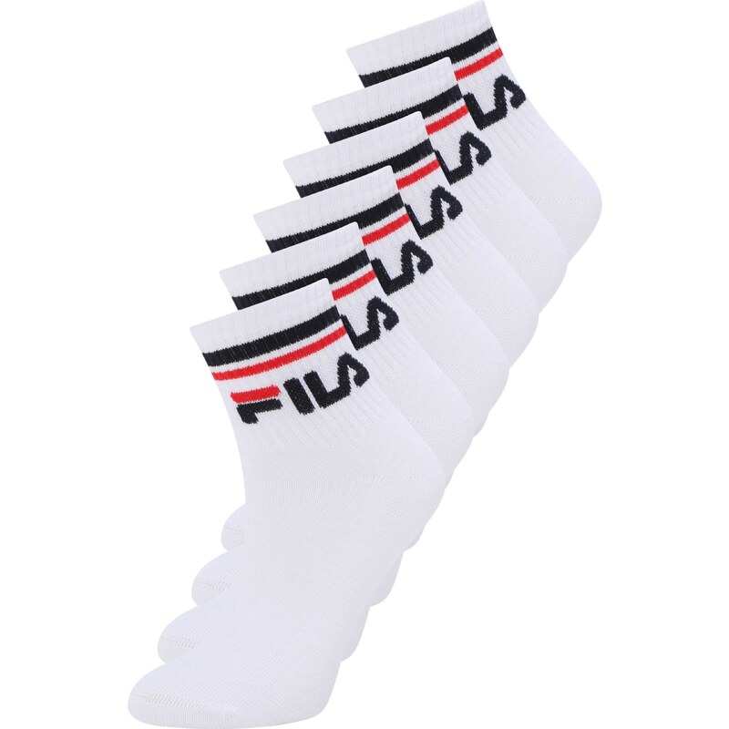 FILA Ponožky červená / černá / bílá 92365142
