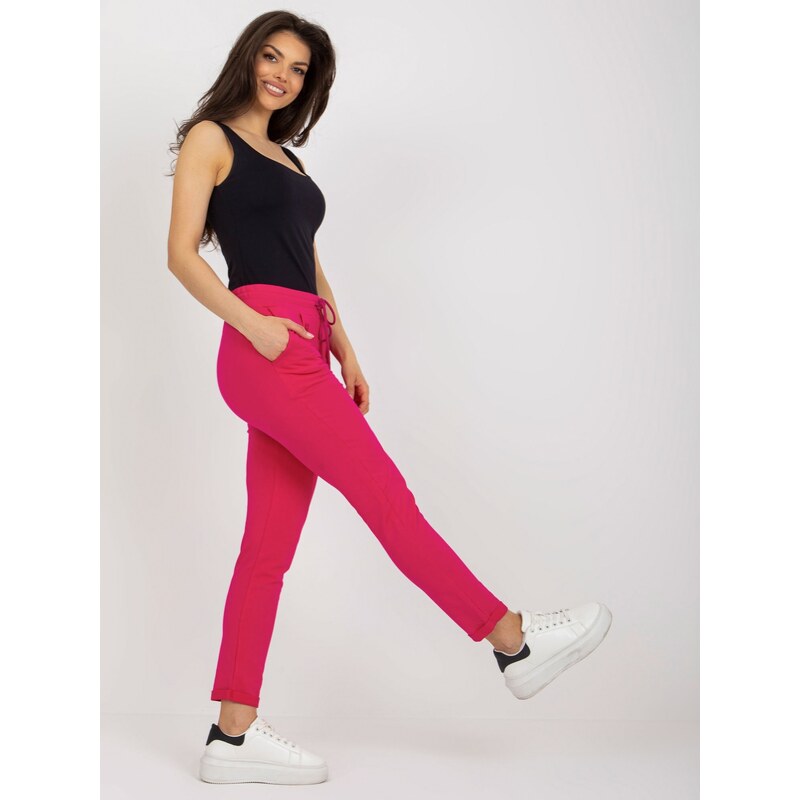 RELEVANCE Sweatpants-RV-DR-8692.21-fuchsia