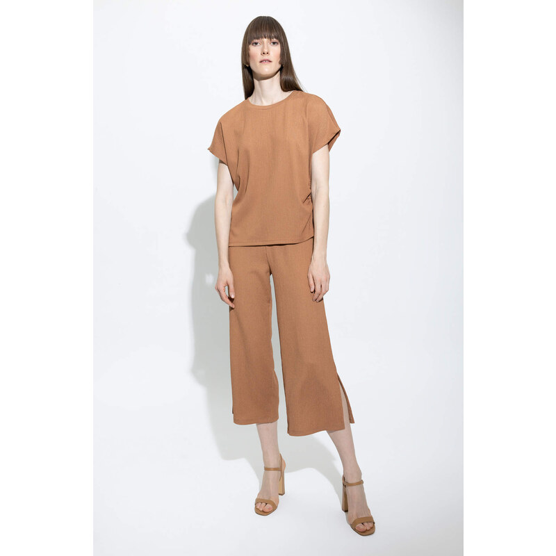 DEFACTO Regular Fit Ankle Length Trousers
