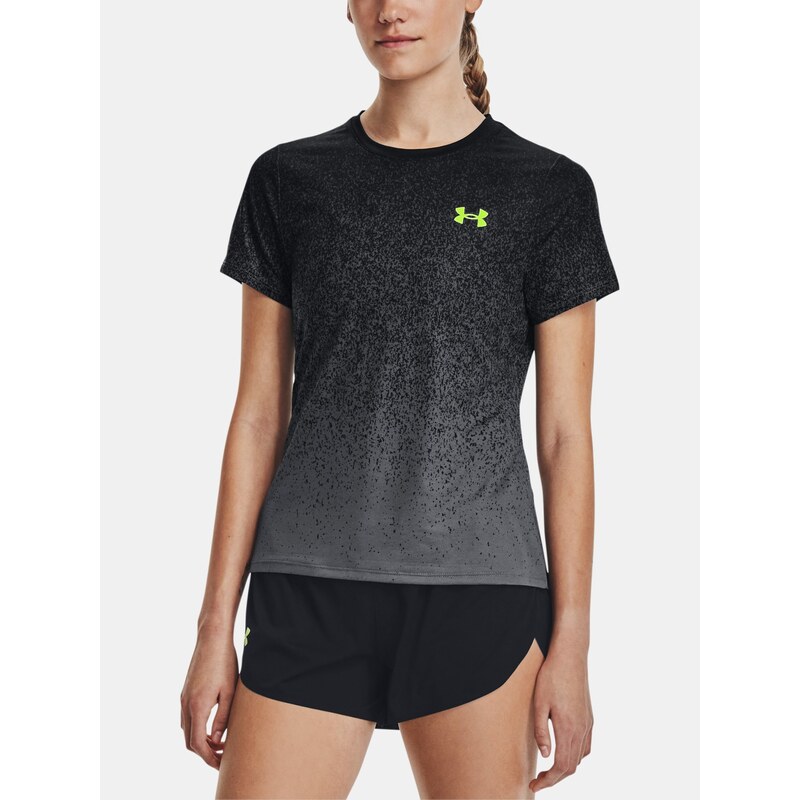 Tričko Under Armour UA Rush Cicada Shortsleeve-BLK - Dámské