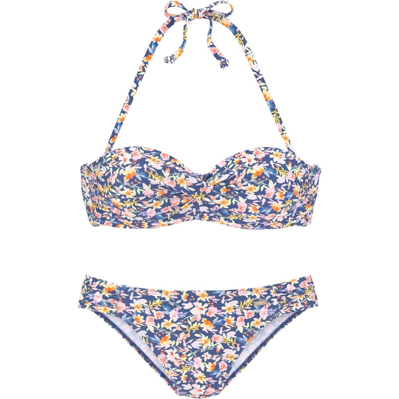 BUFFALO Bikiny námořnická modř / kiwi / oranžová / růžová 93607334