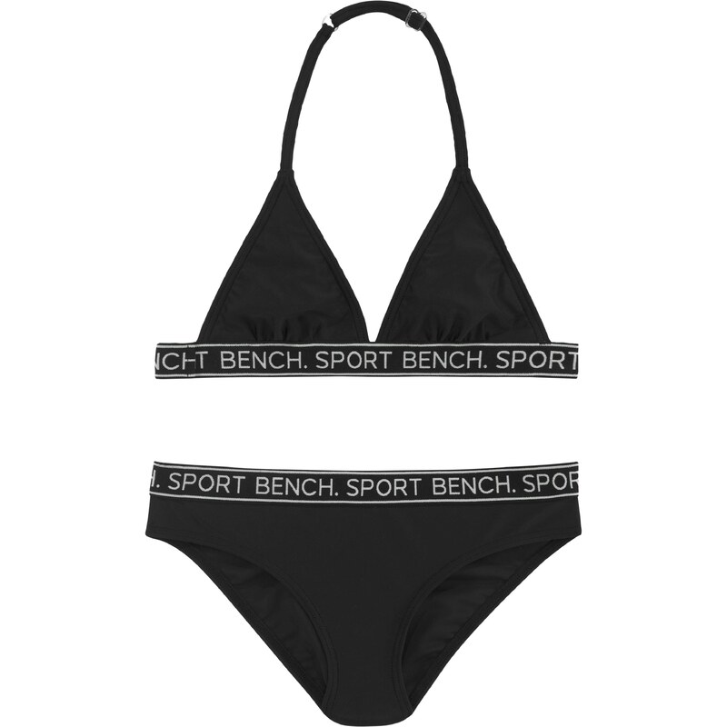 BENCH Bikiny stříbrně šedá / černá