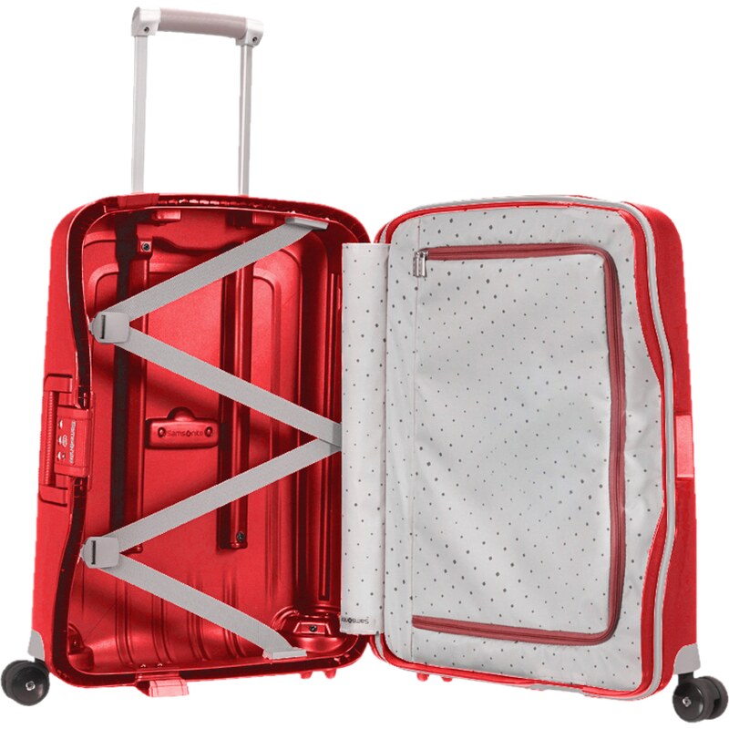 Samsonite S'Cure spinner 55cm červená