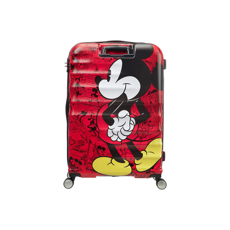 American Tourister Wavebreaker Disney Spinner Mickey Comics Red 96 l