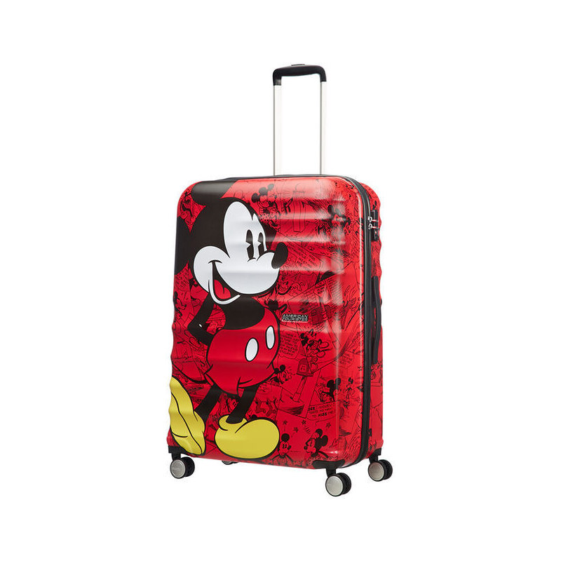 American Tourister Wavebreaker Disney Spinner Mickey Comics Red 96 l