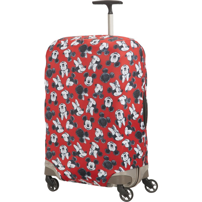 Samsonite obal na kufr M - Spinner 69cm červená Mickey/Minnie Red