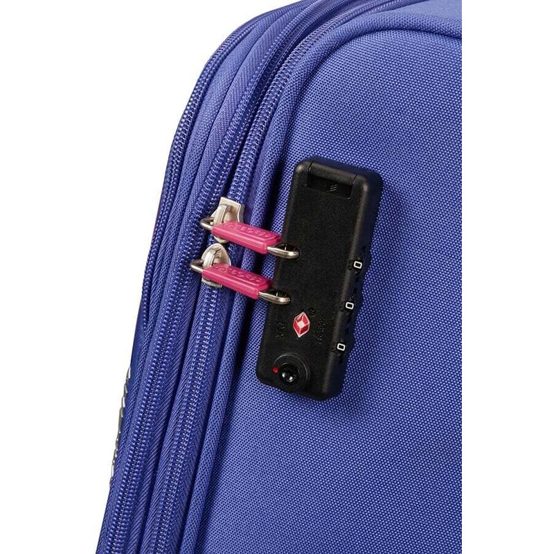 American Tourister Pulsonic 55cm Fialový Soft Lilac Spinner Rozšiřitelný