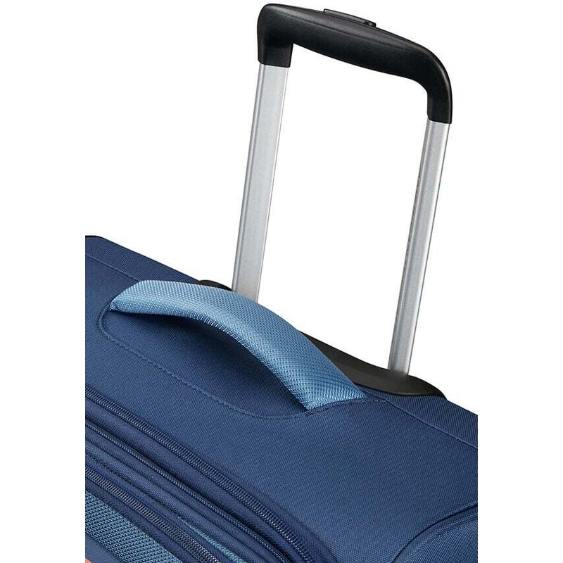 American Tourister kufr Pulsonic EXP M tmavě modrá 74 l