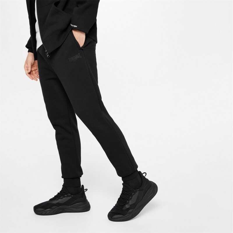Lonsdale Fight Jogging Pants Mens Black