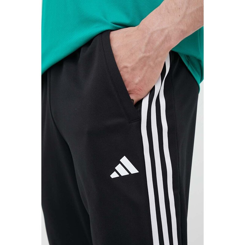 Tréninkové kalhoty adidas Performance Train Essentials černá barva, s aplikací, IB8168