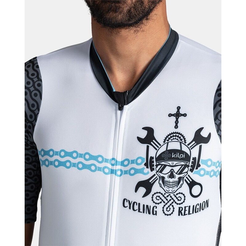 Pánský cyklistický dres Kilpi RIVAL-M Bílá