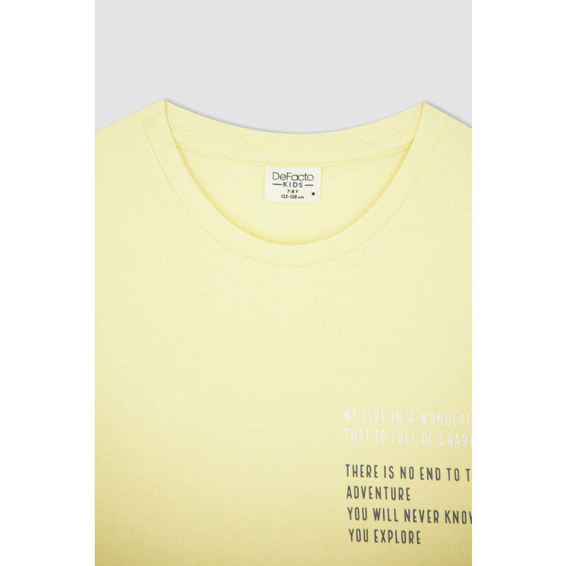 DEFACTO Boy Regular Fit Sleeveless Slogan Print Vest