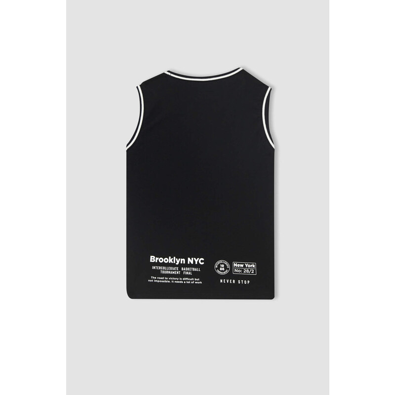 DEFACTO Boy Regular Fit Sleeveless Back Printed Vest