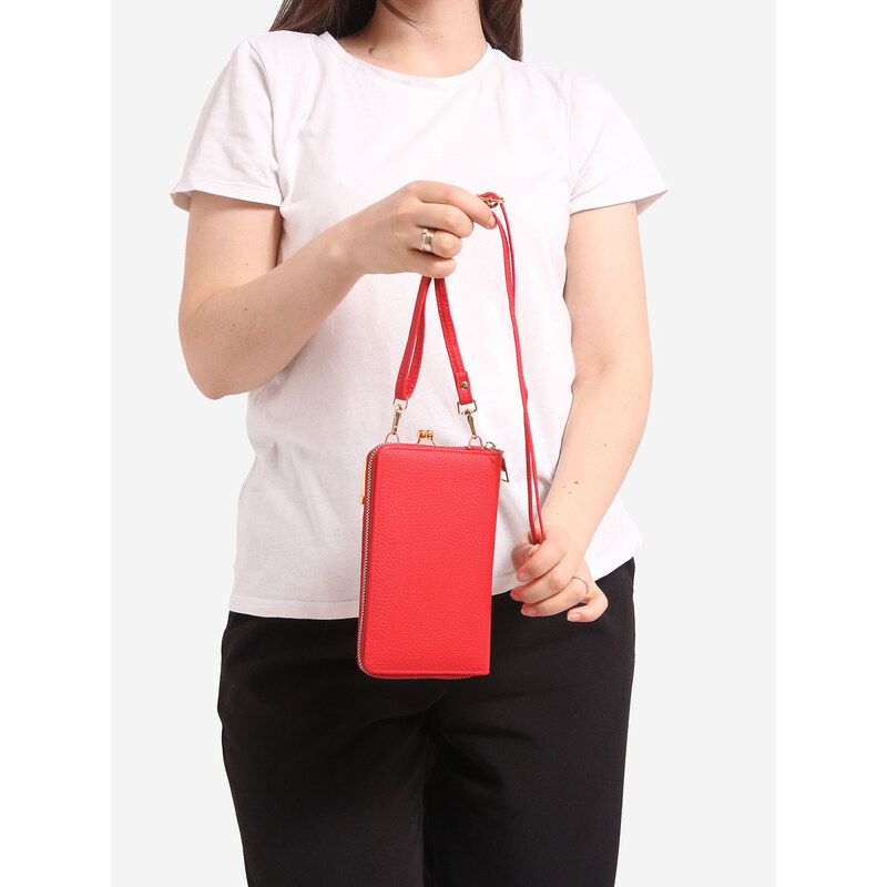 Wallet small handbag Shelvt red
