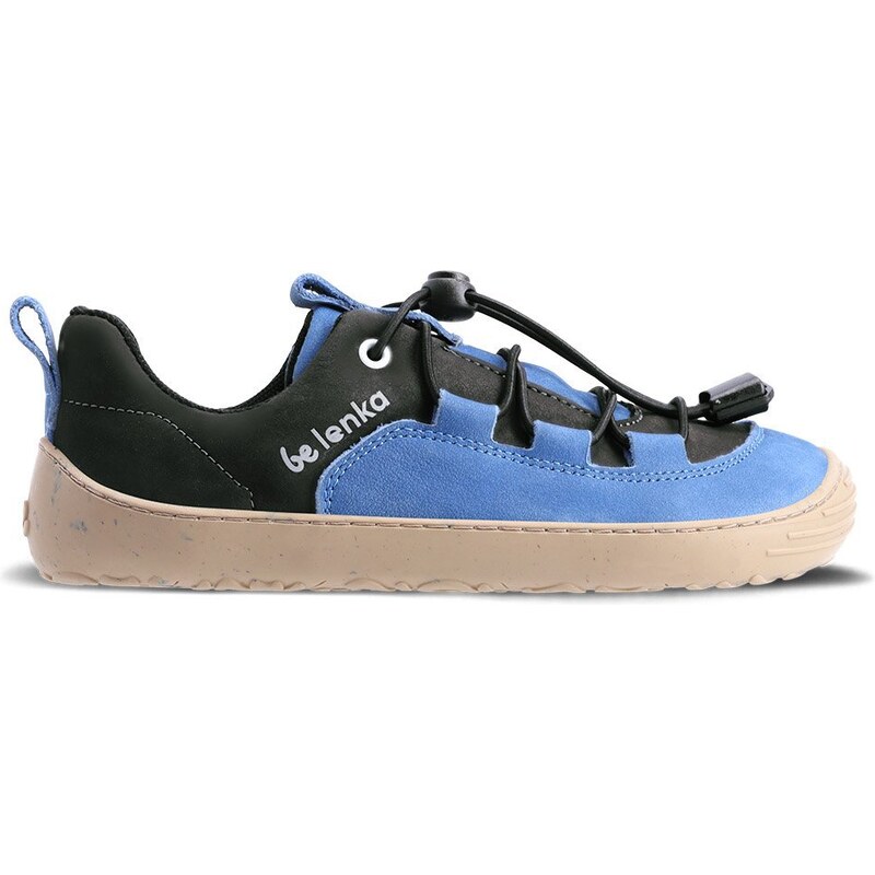 Dětské barefoot tenisky Be Lenka Xplorer - Blue & Olive Black