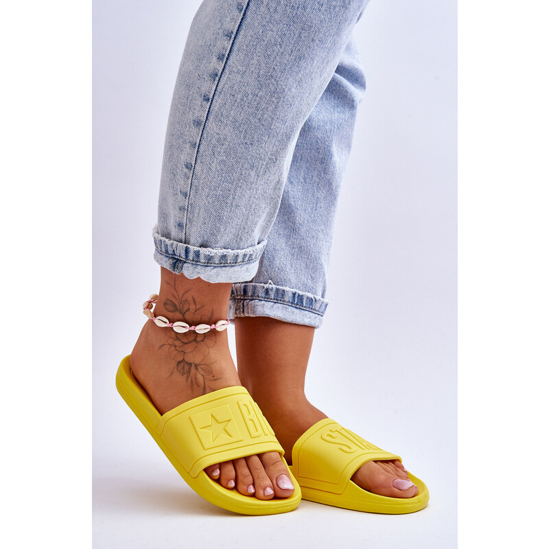 BIG STAR SHOES Women's Slippers Big Star HH274A040 Yellow