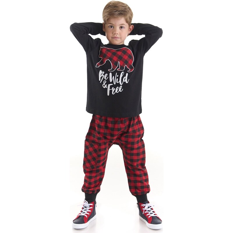 mshb&g Be Wild Boy's T-shirt Trousers Set