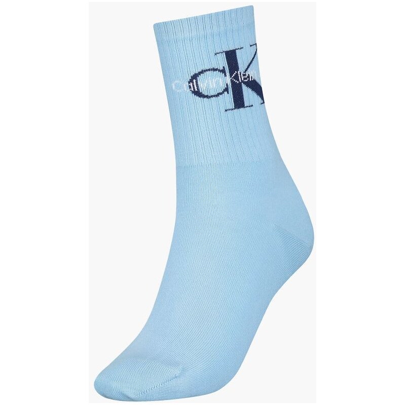 Dámské ponožky Calvin Klein Rib Light Blue 37-41 109628851
