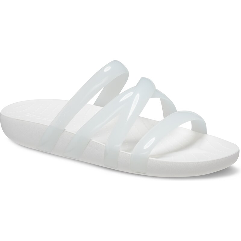 Dámské sandále Crocs Splash Glossy Strappy bílá