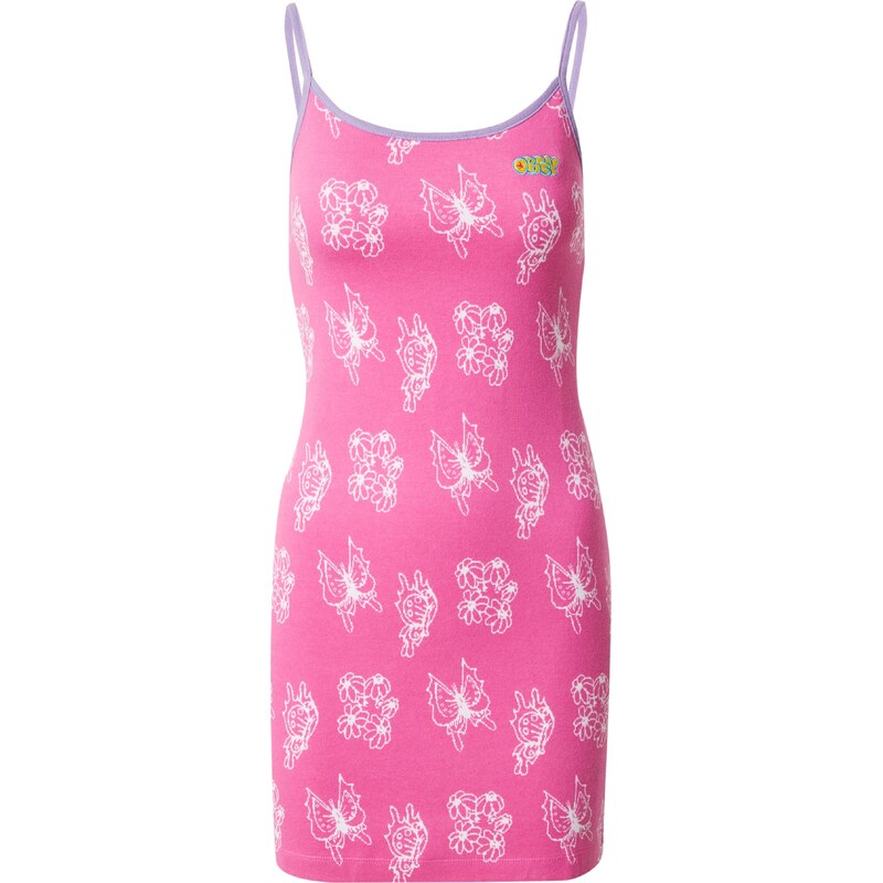 Obey Šaty MARGO žlutá / šeříková / pink / bílá