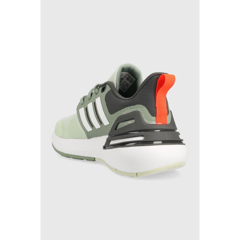 Dětské sneakers boty adidas RapidaSport K zelená barva