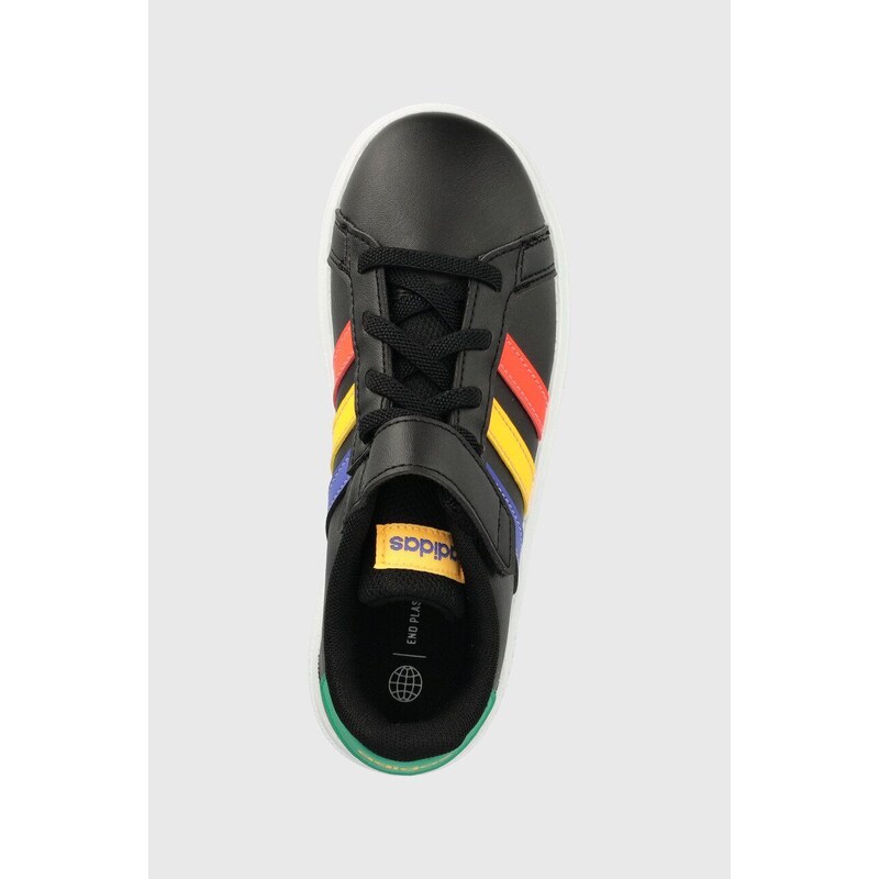 Dětské sneakers boty adidas GRAND COURT 2. EL černá barva
