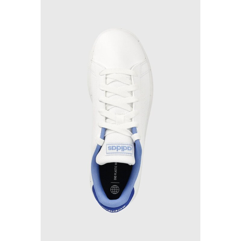 Dětské sneakers boty adidas ADVANTAGE K bílá barva