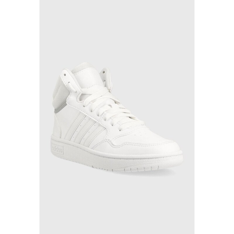Sneakers boty adidas Originals HOOPS MID 3. K bílá barva