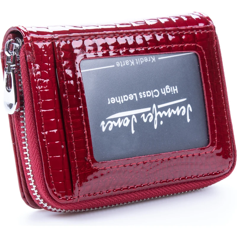 Jennifer Jones Malá kožená peněženka červená 5262-2 - GLAMI.cz