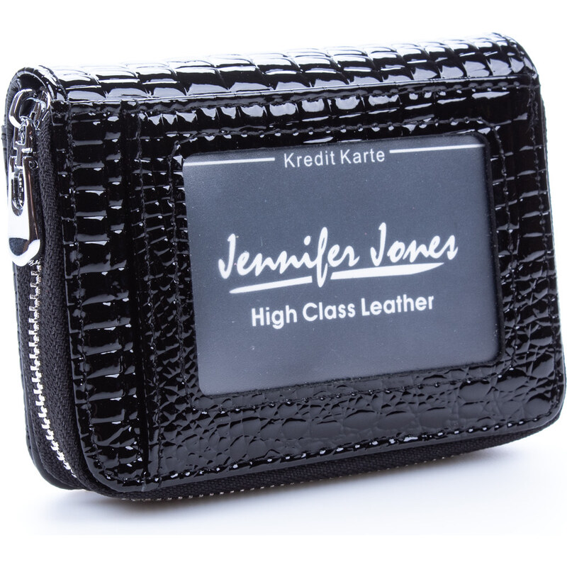 Jennifer Jones Malá kožená peněženka černá 5262-2