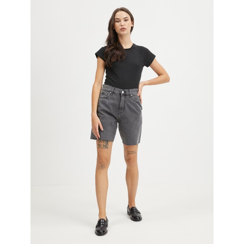 Tmavě šedé vzorované body Calvin Klein Jeans - Dámské