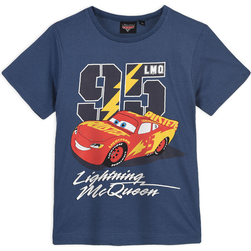 Chlapecké tričko DISNEY CARS BLESK McQUEEN modré