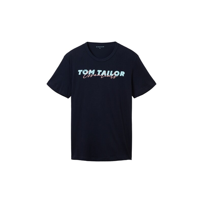 TOM TAILOR Tričko světlemodrá / tmavě modrá / světle růžová