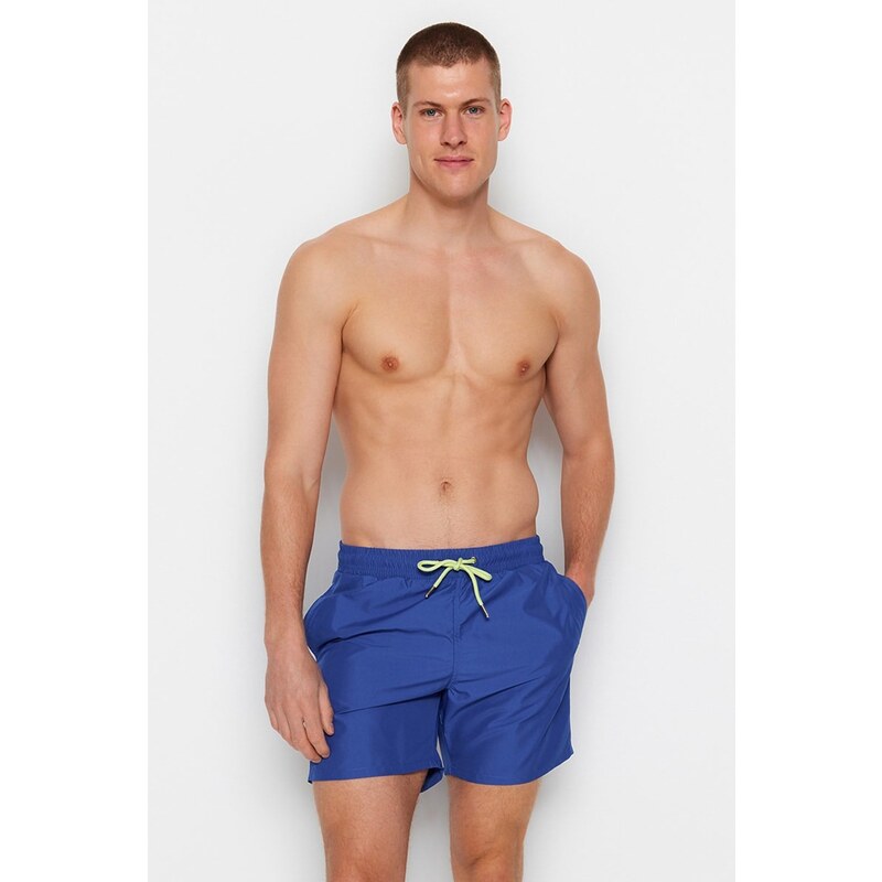 Trendyol Blue Basic Standard Size Marine Shorts