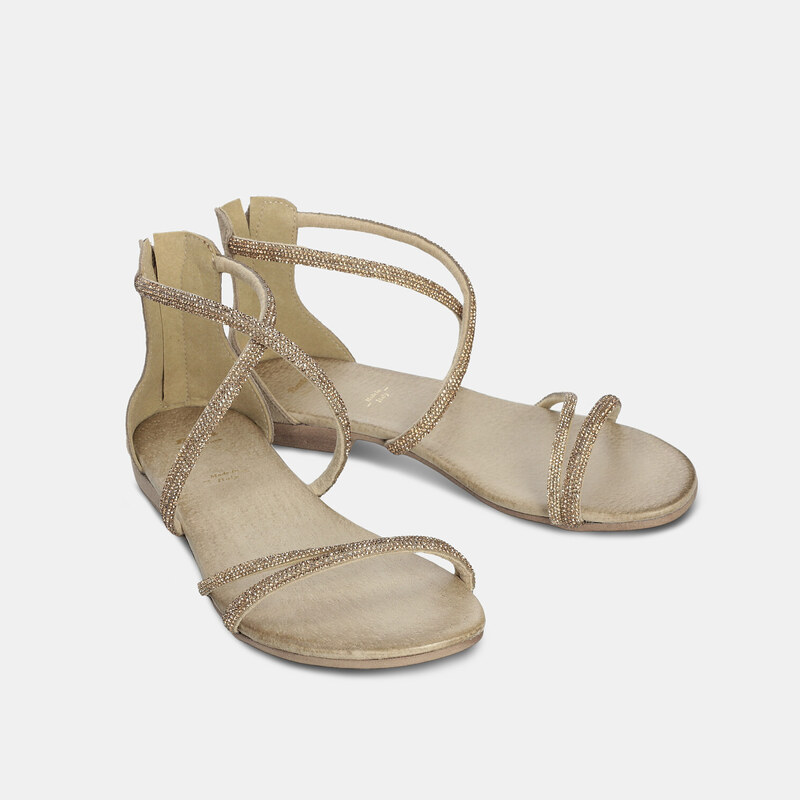 BAŤA Jemné dámské sandály zdobené kamínky