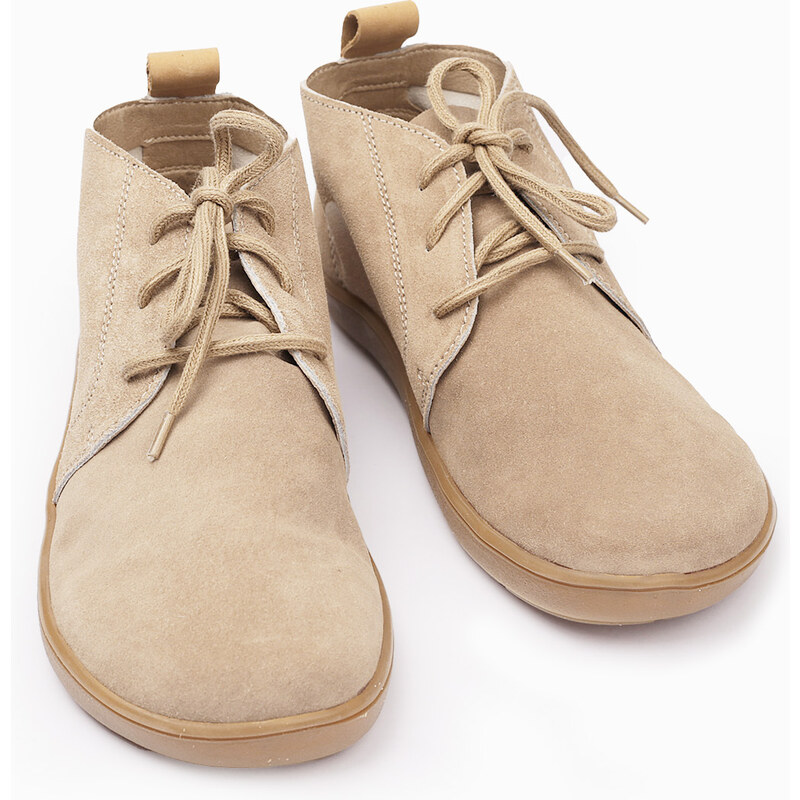 WEINBRENNER Pánská kožená kotníková barefoot obuv