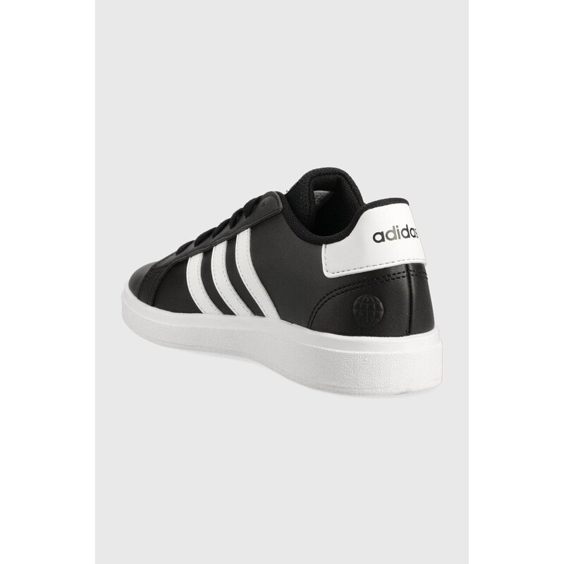 Dětské sneakers boty adidas GRAND COURT černá barva