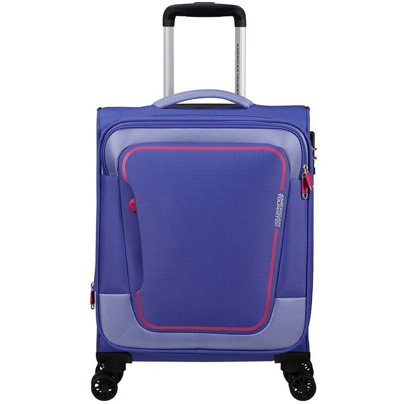 American Tourister Pulsonic 55cm Fialový Soft Lilac Spinner Rozšiřitelný