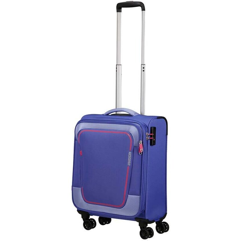 American Tourister Pulsonic 55cm Fialový Soft Lilac Spinner Rozšiřitelný