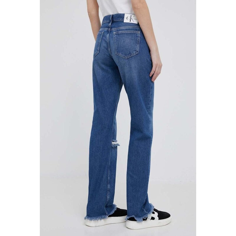 Džíny Calvin Klein Jeans dámské, high waist