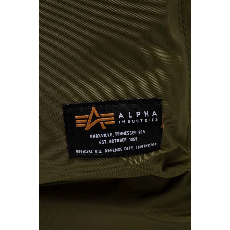 Taška Alpha Industries zelená barva