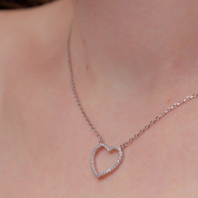 SilveAmo Stříbrný náhrdelník Amor