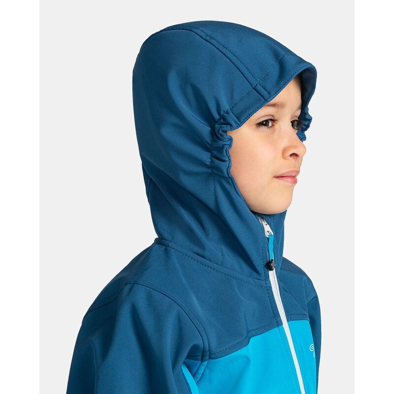 Chlapecká softshellová bunda Kilpi RAVIO-J modrá